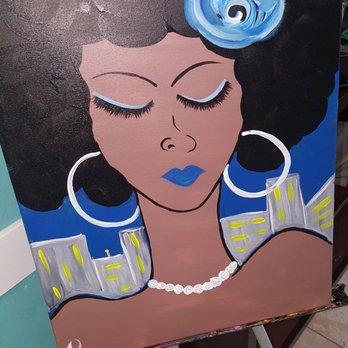 Joyful Expressions Paint and Taste - This picture was just bold and beautiful - Paint & Sip Near Me - Gardena, California