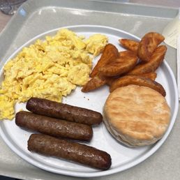 American breakfast plate. American breakfast plate.