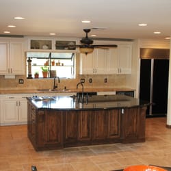 Armstrong Innovations - LARGE KITCHEN FACELIFT / RESURFACING WITH CUSTOM CENTER ISLAND BUILT TO SUIT.