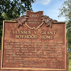 US Grant Boyhood Home - Historical Marker