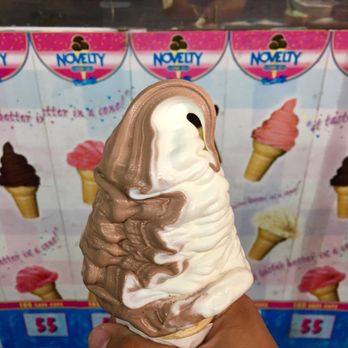 Ray's Candy Store - Half and half swirl on a cone ! - Desserts Near Me - New York, New York Ray's Candy Store - Half and half swirl on a cone ! - Desserts Near Me - New York, New York