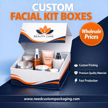 Need Custom Packaging - Elevate your skincare line with beautifully crafted custom boxes for facial kits. - Printing Services Near Me - Missouri City, Texas