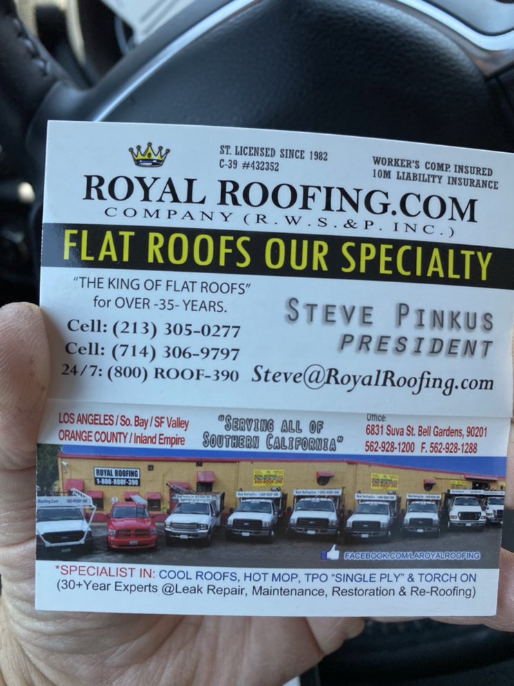 Slide of Royal Roofing