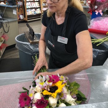 Safeway - Safeway florist, Rosemary, putting together a custom bouquet for me - Grocery Near Me - Cupertino, California Safeway - Safeway florist, Rosemary, putting together a custom bouquet for me - Grocery Near Me - Cupertino, California