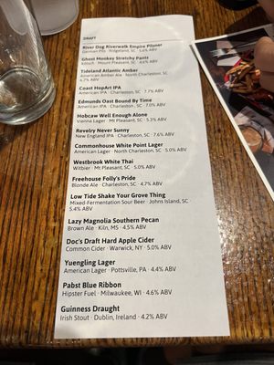 Menu photo 5 The Griffon Charleston, SC