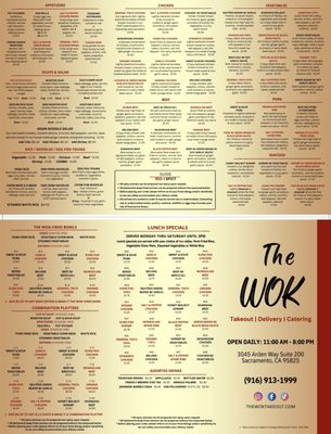Menu photo 8 The Wok Sacramento, CA Menu photo 8 The Wok Sacramento, CA