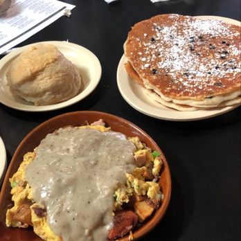 Bisbee Breakfast Club - Copper Queen Skillet and Biscuit and Blue Wally Cakes - American Near Me - Bisbee, Arizona Bisbee Breakfast Club - Copper Queen Skillet and Biscuit and Blue Wally Cakes - American Near Me - Bisbee, Arizona