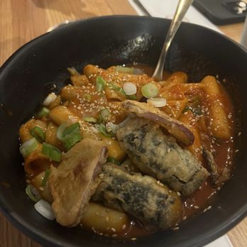Ondam - Spicy Tteokbokki -- not too spicy for me as someone who's fine with medium spice levels - Korean Near Me - Santa Clara, California Ondam - Spicy Tteokbokki -- not too spicy for me as someone who's fine with medium spice levels - Korean Near Me - Santa Clara, California