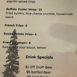 Happy Hour Menu Happy Hour Menu