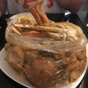 Bistro SouthEast - Combo two with clams and we also added dungeness crab legs in the order - Asian Fusion Near Me - Philadelphia, Pennsylvania