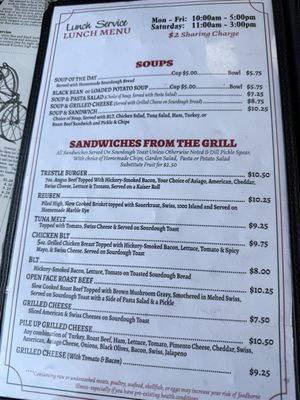 Menu photo 2 The Trestle Conway, SC Menu photo 2 The Trestle Conway, SC