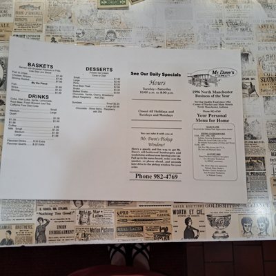 Mr. Dave's by null