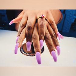 Rosy Nails - Done by Li :)
