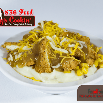Pappy's Cookin' - Fried Chicken Bowl : served with Mashed Potatoes, sweetcorn, gravy & cheese... what's not to love? - Breakfast & Brunch Near Me - Flatwoods, Kentucky
