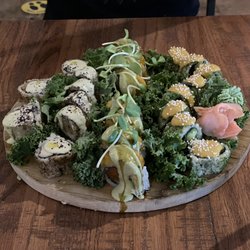 Shido - Truffle n Shrooms Roll Caribbean Queen Roll Green Dragon Roll