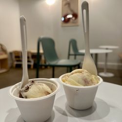 Big Spoon Creamery - Tiramisu and strawberry tres leches