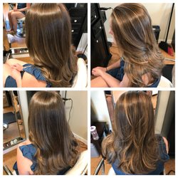 Karly Kendall Owner of Alex Ryan Salon - Before & After of a Partial Balayage focused on Soft and Subtle Highlights