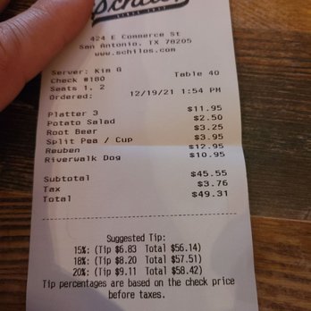 Schilo's - $50 for a great lunch - Delis Near Me - San Antonio, Texas
