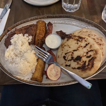 Salvatoria Kitchen & Bar - Pupusa Combination - Salvadoran Near Me - Astoria, New York Salvatoria Kitchen & Bar - Pupusa Combination - Salvadoran Near Me - Astoria, New York