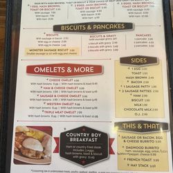 Burger Land - Updated breakfast menu