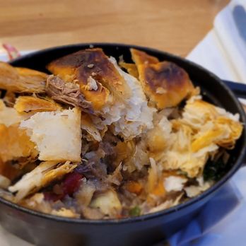 Ten Mile Tavern - Sweet potatoes, slow cooked roast, yellow squash, onions....Pot Pie! Enough for 2 people - Bars Near Me - Frisco, Colorado Ten Mile Tavern - Sweet potatoes, slow cooked roast, yellow squash, onions....Pot Pie! Enough for 2 people - Bars Near Me - Frisco, Colorado