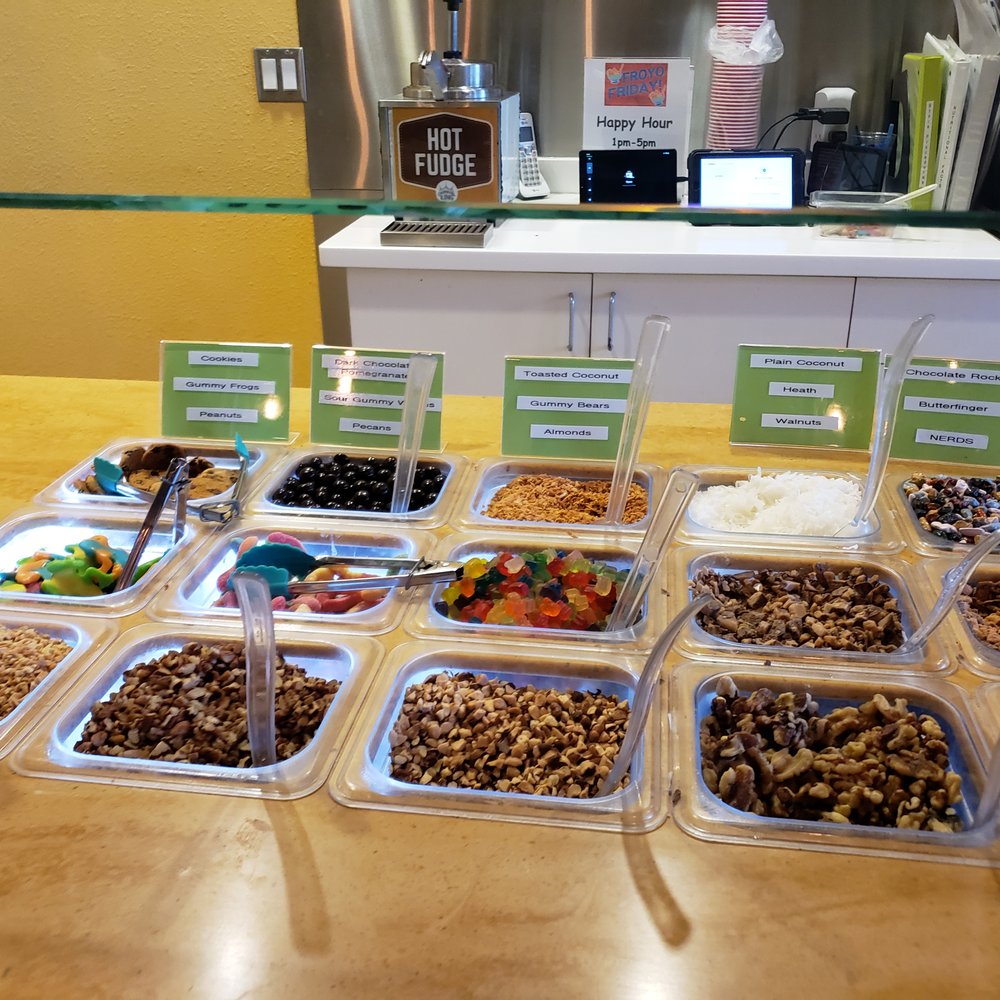 Yogurt Jungle - one of the three topping bars - Ice Cream & Frozen Yogurt Near Me - Maricopa, Arizona Yogurt Jungle - one of the three topping bars - Ice Cream & Frozen Yogurt Near Me - Maricopa, Arizona