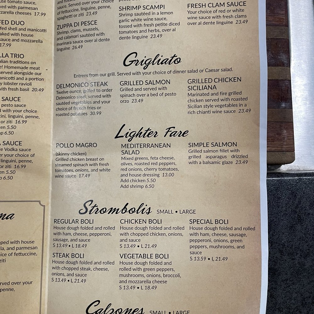 La Bella Italia - Menu - Pizza Near Me - Gettysburg, Pennsylvania