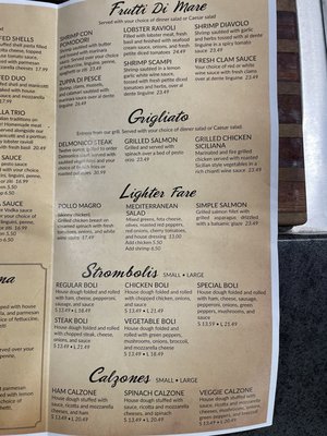 Menu photo 7 La Bella Italia Gettysburg, PA