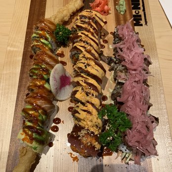 Mi Ne Sushi - Wagyu Roll, Spicy Tuna Roll, AS Roll - Sushi Bars Near Me - Aurora, Ontario Mi Ne Sushi - Wagyu Roll, Spicy Tuna Roll, AS Roll - Sushi Bars Near Me - Aurora, Ontario