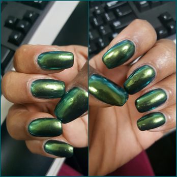 Apple Nail Salon - My nails were sloppy. 1st & last time here! - Nail Salons Near Me - Cerritos, California