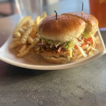Splitsville - Anaheim - Black Jack Chicken sandwich - Bowling Near Me - Anaheim, California Splitsville - Anaheim - Black Jack Chicken sandwich - Bowling Near Me - Anaheim, California