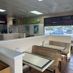 Inside seating.