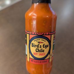 Trader Joe's - New vegan find! Bird's Eye Chile hot sauce.