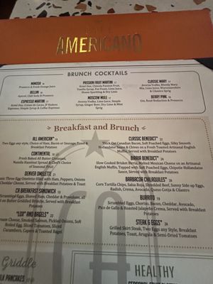 Menu photo 2 Cafe Americano Miami Beach, FL Menu photo 2 Cafe Americano Miami Beach, FL
