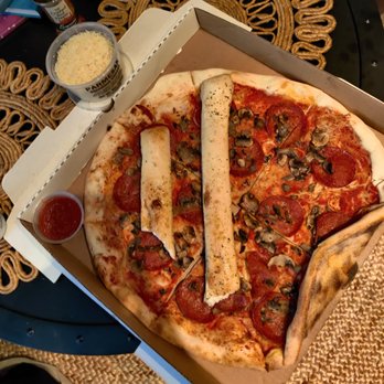 Goodfellas Pizzeria - Custom pizza w no cheese and breadsticks - Pizza Near Me - Bloomington, Indiana Goodfellas Pizzeria - Custom pizza w no cheese and breadsticks - Pizza Near Me - Bloomington, Indiana
