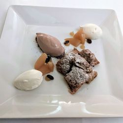 Restaurant Bauer - 3/14/22 Kaiserschmarrn, Nuts, Pears, Chocolate Ice Cream