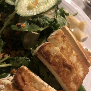 Mizuna - Ginger Tofu salad - New American Near Me - Spokane, Washington