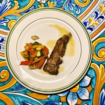 Dimmi - Slow braised pork ribs with Calabrian Peperonata - Italian Near Me - Miami, Florida
