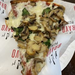 I was hungry so I nibbled on the crust before taking the photo, sorry