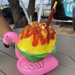 Mangonada (not sure which ice warrants the floaty. It seemed to come out on different options when I was observing)