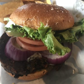 The Tap - Black bean burger was very good - Breweries Near Me - Indianapolis, Indiana