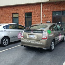 Oak City Sign Solutions - Spot graphics installed on cleaning company cars.