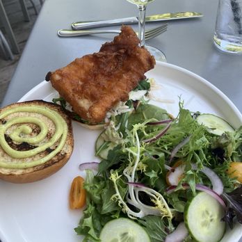 River: A Waterfront Restaurant & Bar - River's fish sandwich. Excellent! - Steakhouses Near Me - Wethersfield, Connecticut River: A Waterfront Restaurant & Bar - River's fish sandwich. Excellent! - Steakhouses Near Me - Wethersfield, Connecticut