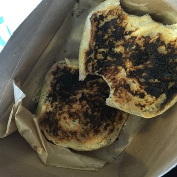 Summer House - "Toasted" English muffin from Summer House is burnt to a crisp. Disappointed someone thought this was acceptable quality. - Burgers Near Me - Chicago, Illinois Summer House - "Toasted" English muffin from Summer House is burnt to a crisp. Disappointed someone thought this was acceptable quality. - Burgers Near Me - Chicago, Illinois
