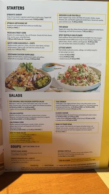 Menu photo 8 California Pizza Kitchen Temecula, CA