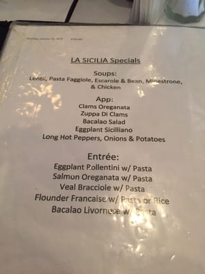 Menu photo 4 La Sicilia Belleville, NJ Menu photo 4 La Sicilia Belleville, NJ