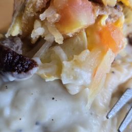 Added gravy on the side. Delicious!!