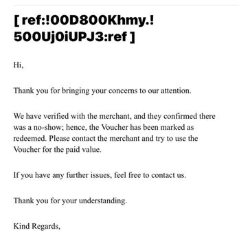 CaliBods - First email from Groupon denying my refund after Monica lied I was a no-show. - Specialty Schools Near Me - Long Beach, California CaliBods - First email from Groupon denying my refund after Monica lied I was a no-show. - Specialty Schools Near Me - Long Beach, California