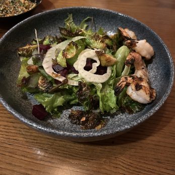Lot Six Brewing - Beet salad with bonus shrimp (beets are buried) - Brewpubs Near Me - Jeffersonville, Vermont Lot Six Brewing - Beet salad with bonus shrimp (beets are buried) - Brewpubs Near Me - Jeffersonville, Vermont
