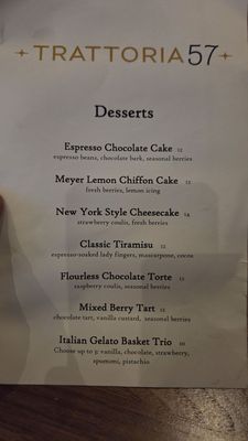 Menu photo 4 Trattoria 57 North Las Vegas, NV